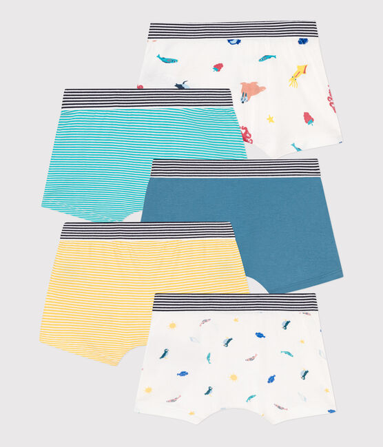 Lot de 5 boxers en coton petit garçon variante 1