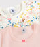 Lot de 2 tee shirts manches courtes petite fille en coton biologique variante 1