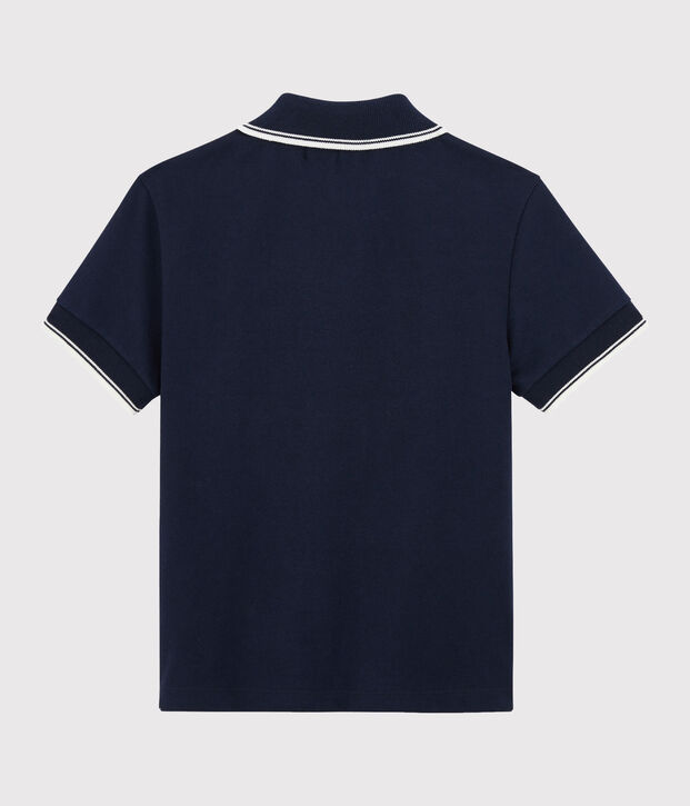 Polo enfant garcon bleu marine