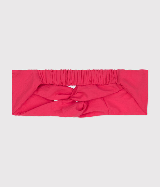 Bandeau en toile uni enfant rose GLOSS