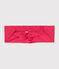 Bandeau en toile uni enfant rose GLOSS