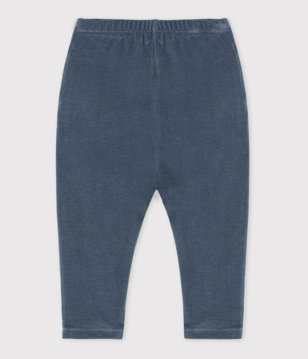 Pantalon b&eacute;b&eacute; en velours gris