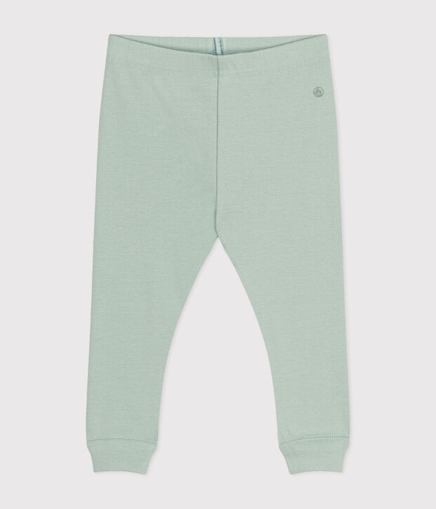 Legging en coton b&eacute;b&eacute; vert