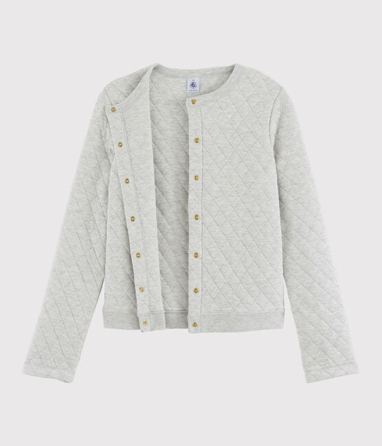 Cardigan en tubique Femme gris BELUGA CHINE