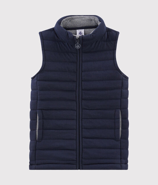 Blouson sans manche enfant mixte bleu SMOKING