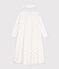 Chemise de nuit d&eacute;guisement princesse et diad&egrave;me enfant en coton blanc/multicouleur