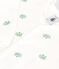 Pyjama bébé en coton grenouilles blanc MARSHMALLOW/blanc MULTICO
