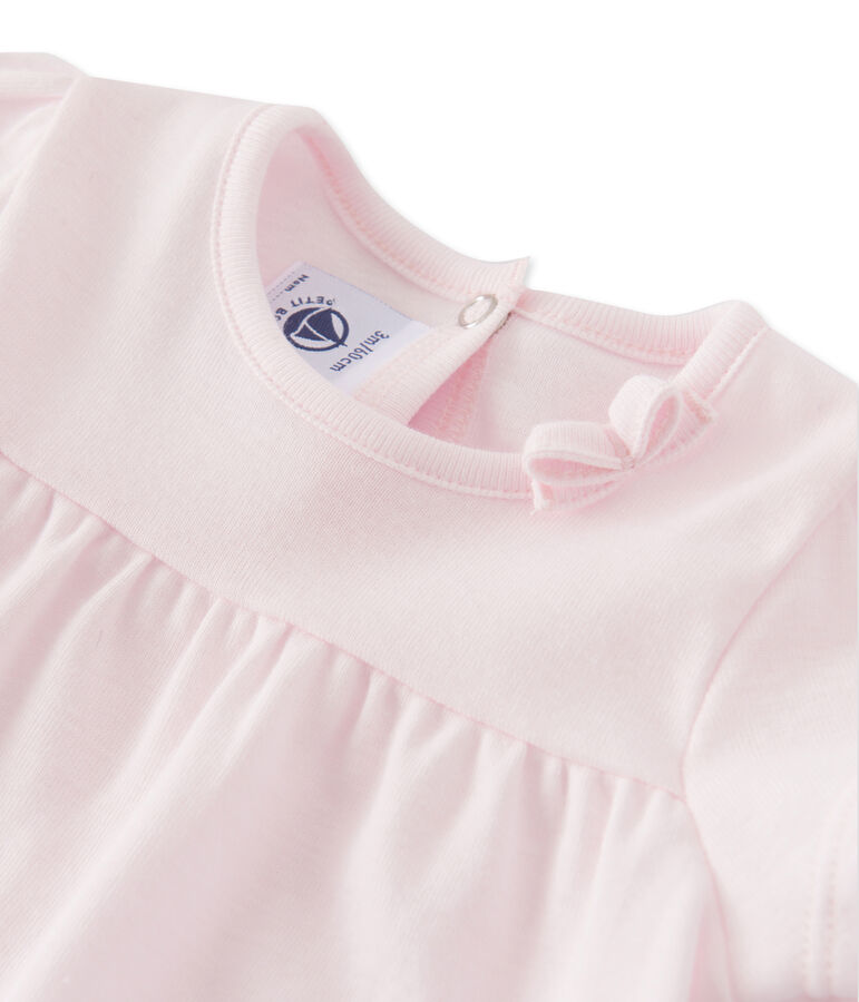 T-shirt b&eacute;b&eacute; fille rose Vienne