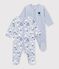 Lot de pyjamas b&eacute;b&eacute; en velours imprim&eacute; multicouleur