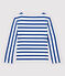 Marinière légère Femme blanc MARSHMALLOW/bleu SURF