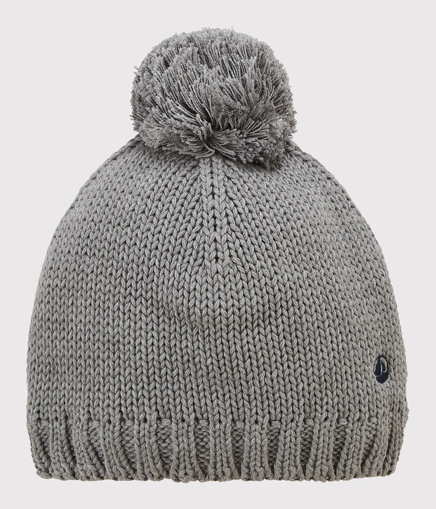 Bonnet enfant fille gris