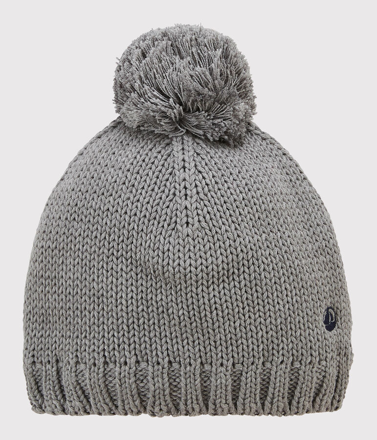 Bonnet enfant fille gris