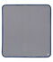 Couverture anti-ondes bleu SMOKING/blanc ECUME
