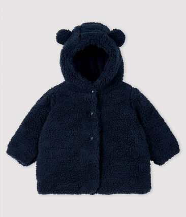 PETIT BATEAU - Manteau sherpa bébé fille