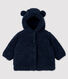 Manteau sherpa bébé fille