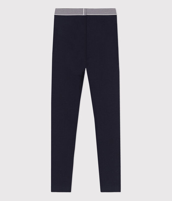 Jegging en coton élasthanne enfant fille bleu SMOKING