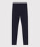 Jegging en coton élasthanne enfant fille bleu SMOKING