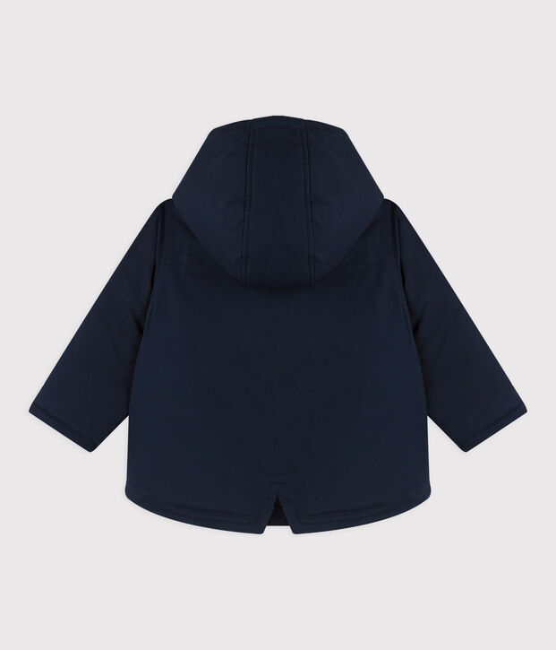 Parka mi-longue b&eacute;b&eacute; gar&ccedil;on bleu marine