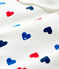 Robe manches longues bébé fille blanc MARSHMALLOW/blanc MULTICO