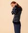 Pull en laine marinière Femme SMOKING/ AZUL