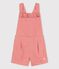 Combishort en lyocell enfant fille rose PAPAYE