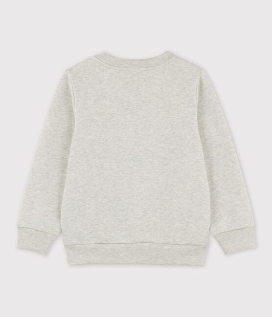 Sweatshirt en molleton enfant garçon gris BELUGA CHINE