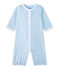 Combisac bébé mixte 2 en 1 bleu TOUDOU/blanc ECUME