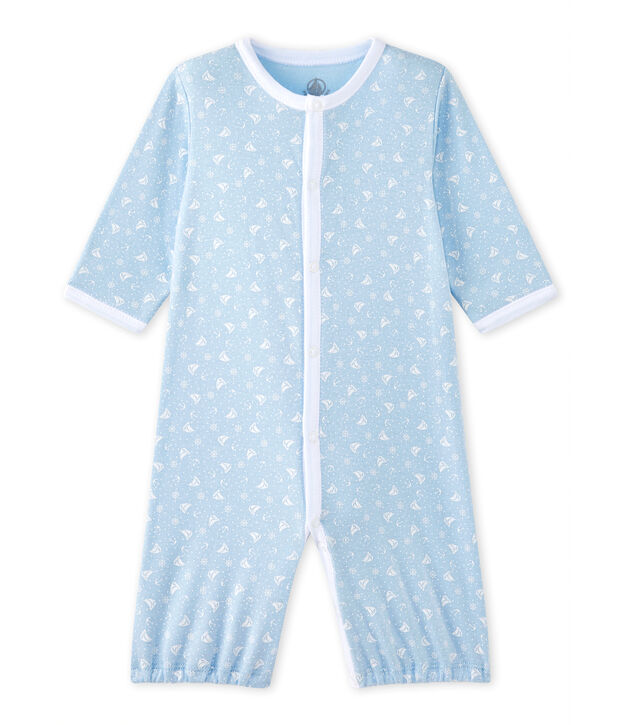 Combisac b&eacute;b&eacute; mixte 2 en 1 bleu/blanc