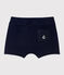Short b&eacute;b&eacute; mixte uni bleu marine