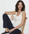 Debardeur lin femme blanc MARSHMALLOW