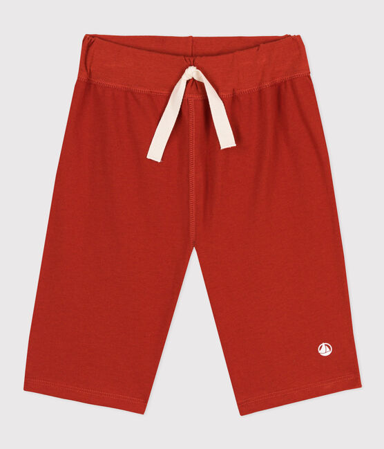 Bermuda en coton enfant garçon rouge HARISSA