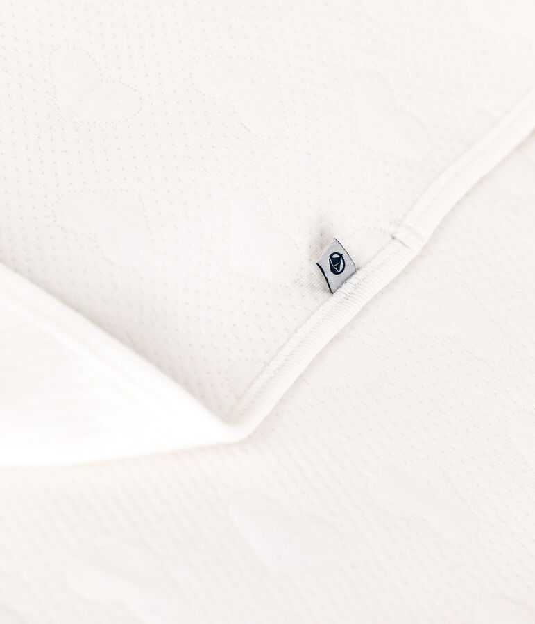 Couverture en tubique b&eacute;b&eacute; blanc MARSHMALLOW