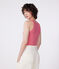 Débardeur Femme l'Iconique en coton uni rose PEONIA
