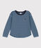 Tee-shirt manches longues en tubique enfant garçon SMOKING/ AZUL