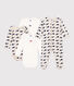 Lot de 1 pyjama bébé et 3 bodies baleines