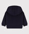 Sweatshirt à capuche bébé bleu SMOKING