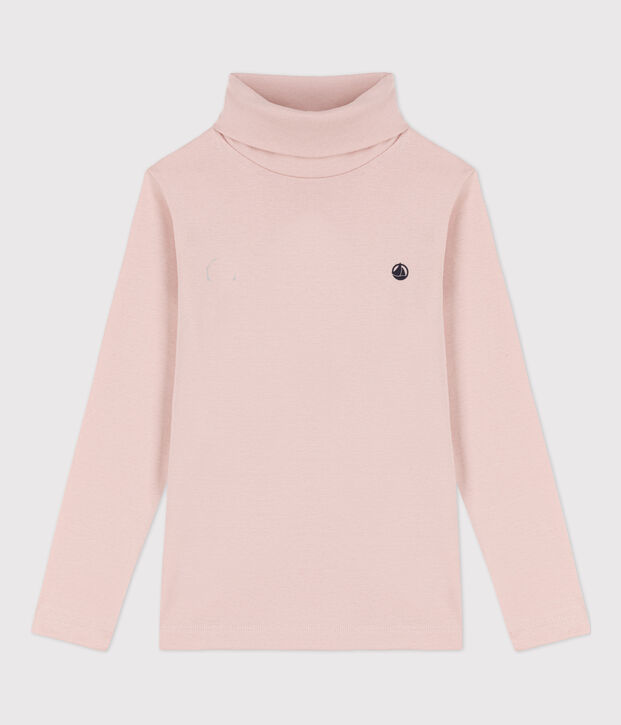 Sous-pull en coton enfant fille / gar&ccedil;on rose