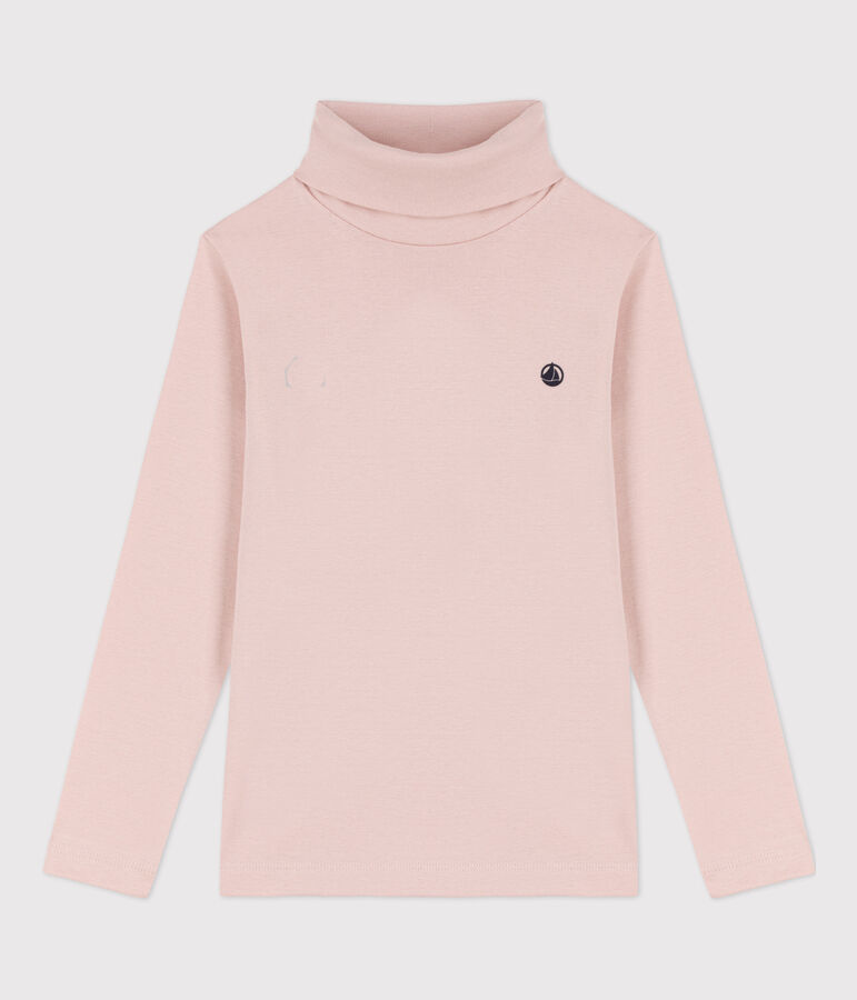 Sous-pull en coton enfant fille / gar&ccedil;on rose