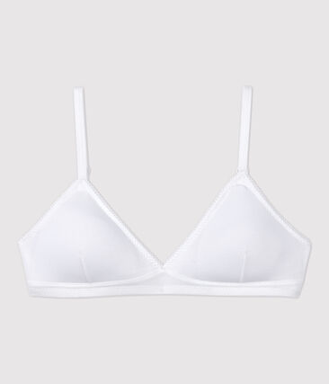 Soutien-gorge paddé blanc fille