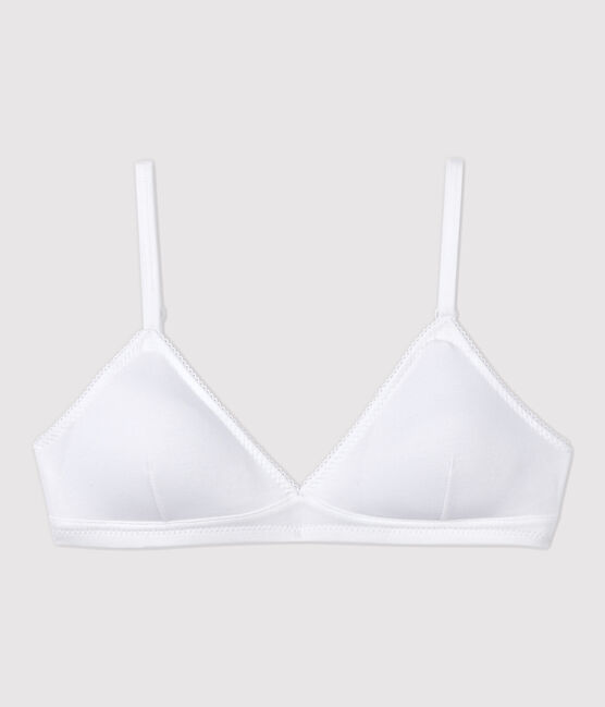 Soutien-gorge paddé blanc fille blanc ECUME