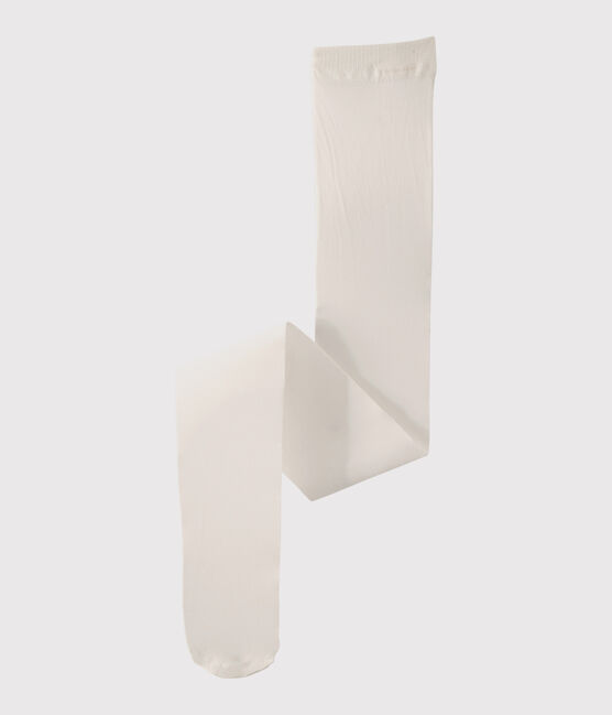 Collant enfant fille blanc COQUILLE