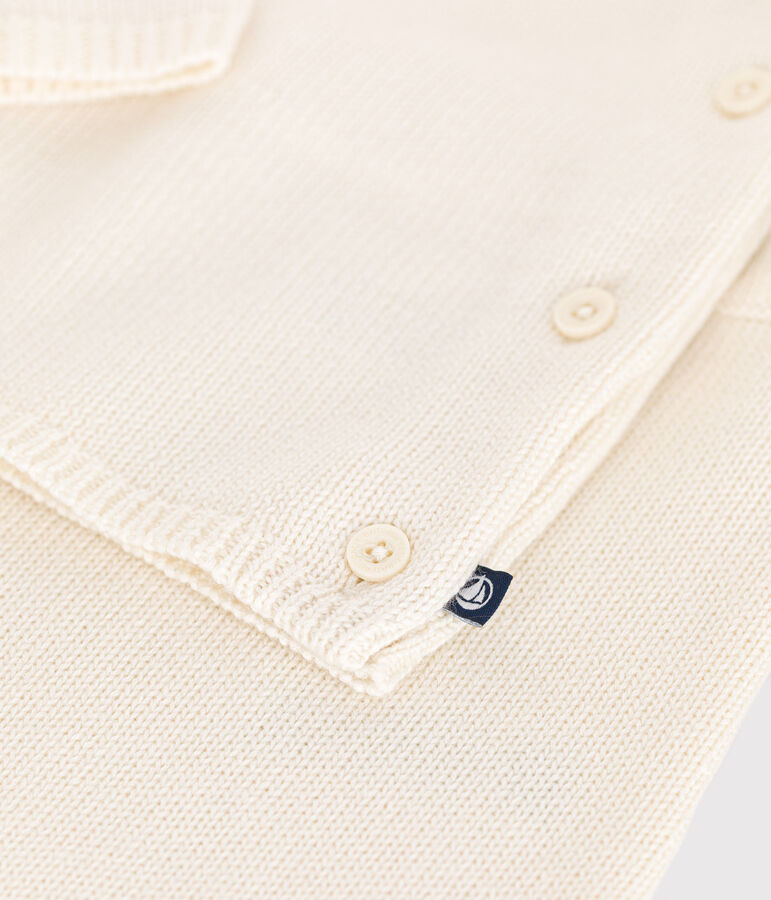 Ensemble 2 pi&egrave;ces en tricot b&eacute;b&eacute; rouge MARSHMALLOW/blanc CORRIDA