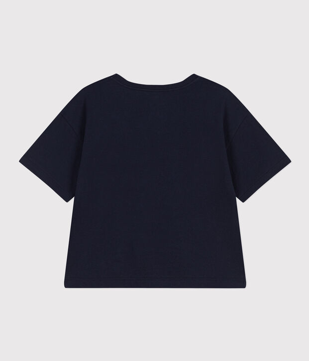 T-shirt LE BOXY large en coton Femme bleu