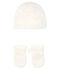 Lot bonnet et moufles bébé en tubique variante 1