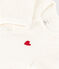 BODYJAMA UNISEX EN VELOURS blanc MARSHMALLOW