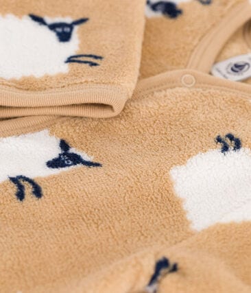 Petit Bateau Surpyjama en Polaire Mixte bébé, Blanc Avalanche / Multico, 3  mois : : Mode