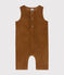 Combinaison en velours bébé marron CUIVRE