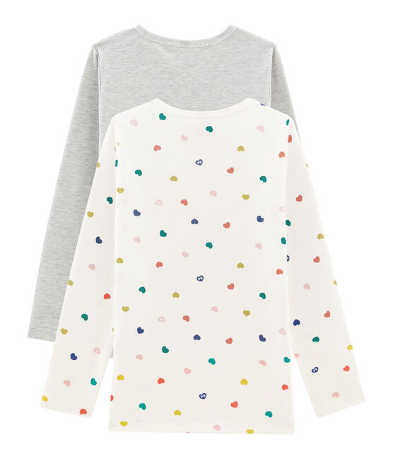 Duo de tee-shirts manches longues petite fille variante 1