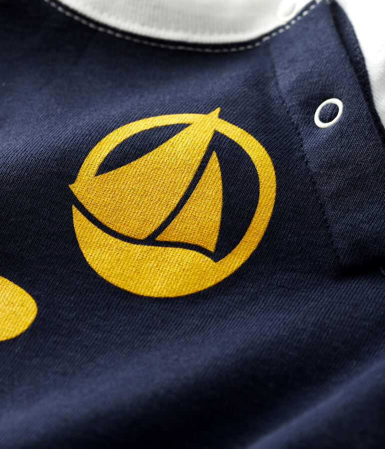 Tee-shirt b&eacute;b&eacute; gar&ccedil;on bleu/blanc