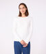 Tee-shirt l'Iconique manches longues en côte unie femme